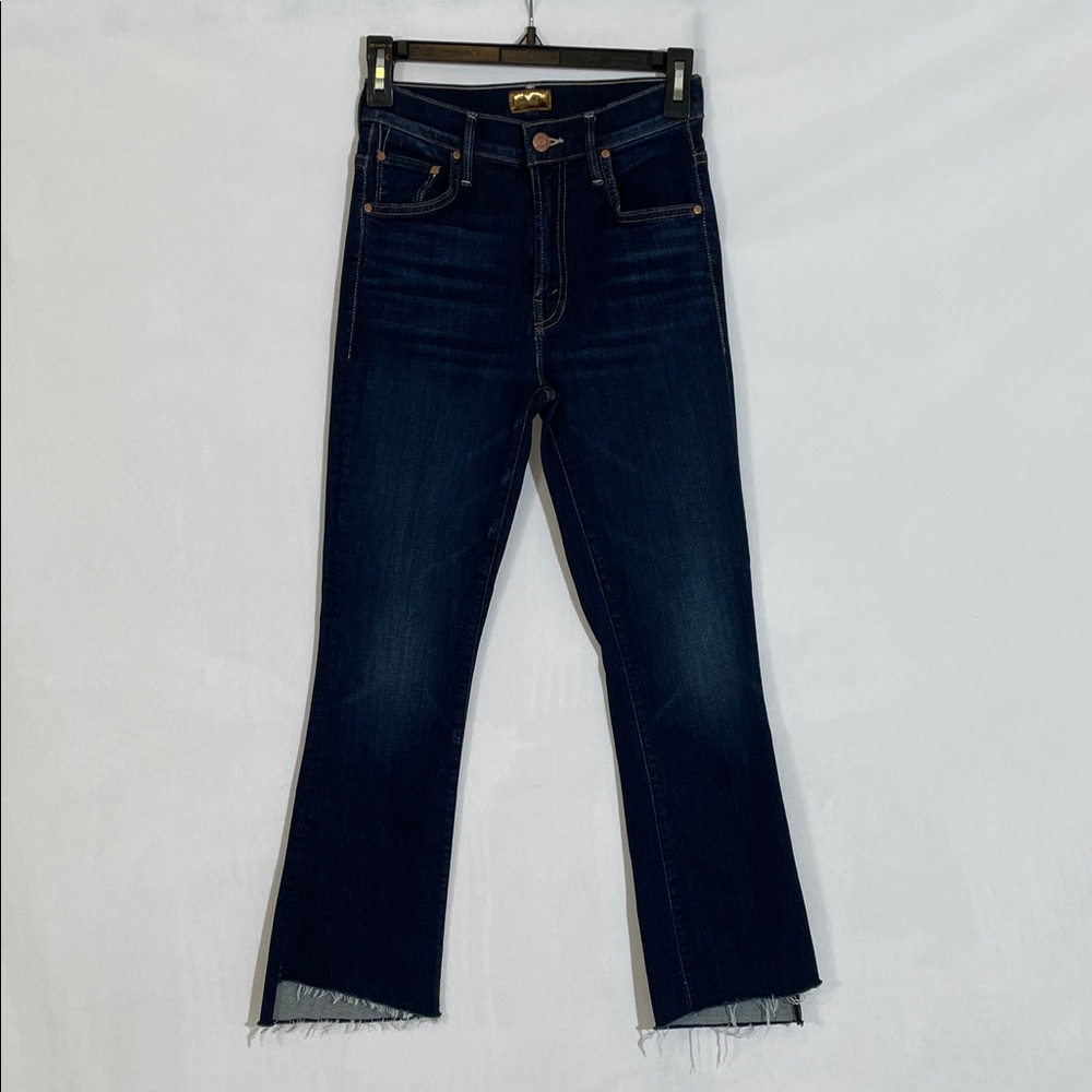 MOTHER JEANS The Insider Crop Step Fray Size 24 Off Limits EUC Like New - Picture 1 of 13